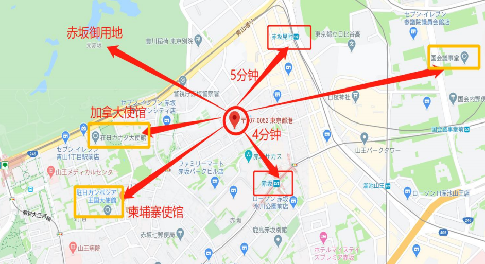 日本东京-东京 港区赤坂一户建酒店